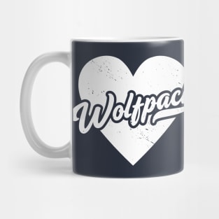 Vintage Wolfpack School Spirit // High School Football Mascot // Go Wolfpack Mug